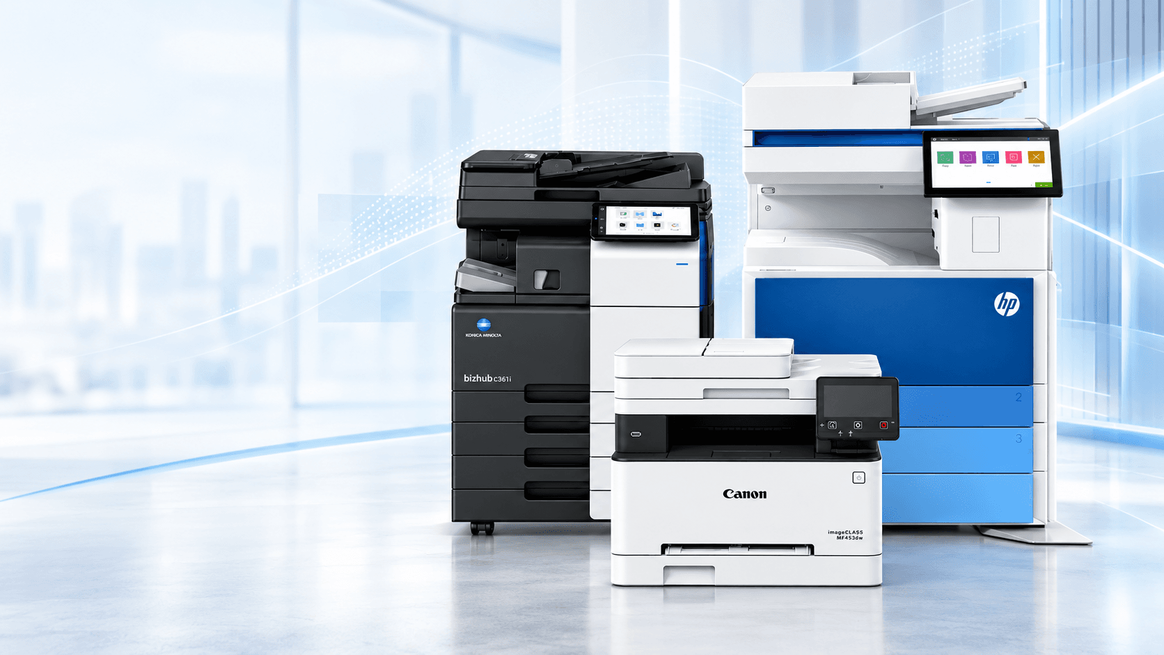 Printer dan multifunction device untuk lingkungan bisnis modern